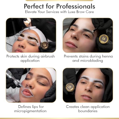 BROWSXPERT White Mapping Paste 10g ? Professional Mapping Tool. Defines Clean Borders, Smudge-Free, Soft Texture ? Includes Application Brush