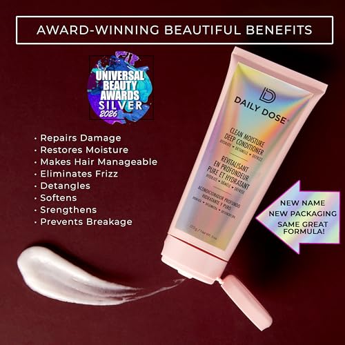 DAILY DOSE Deep Conditioner Hair Mask - Dry & Damaged Hair Treatment