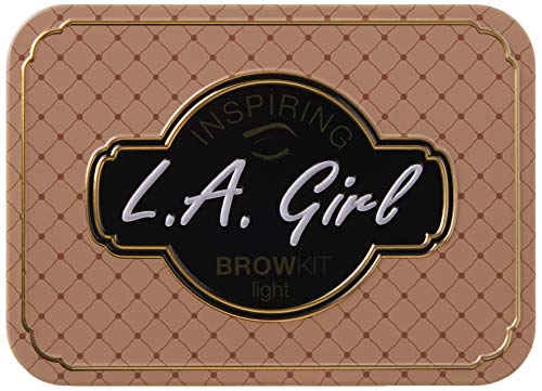 L.A. Girl Inspiring Brow Kit - Light & Bright with Tools