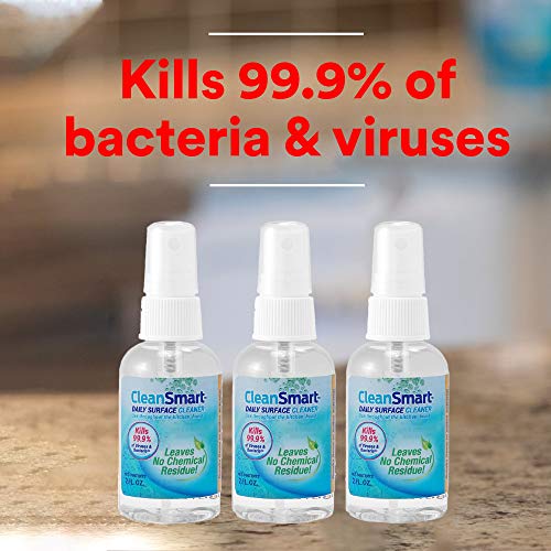 CleanSmart To Go Disinfectant Spray 2 oz, Pack of 3