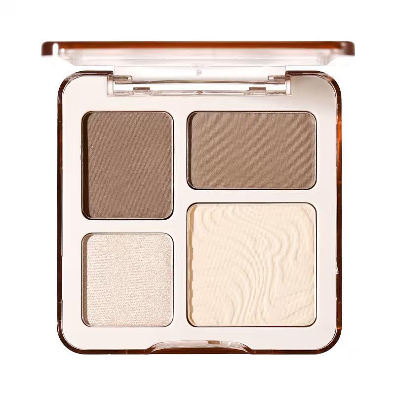 Highlight & Contour Palette - Matte & Shimmer Face Sculpting Powder