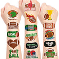 Fovths 144 Pcs Football Temporary Tattoos – 24 Designs, 6 Sheets for Team Parties