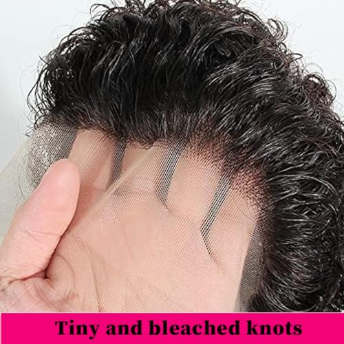 Short Curly Pixie Cut Wig - 10 Inch Human Hair Lace Front for Women