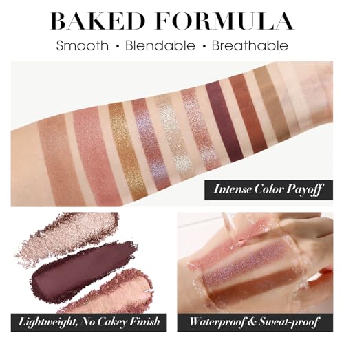 UCANBE All-in-One Baked Makeup Palette – Eyeshadow, Blush, Bronzer