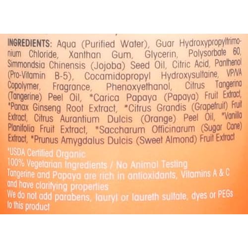 GIOVANNI 2Chic Ultra Volume Mousse for Fine & Thin Hair - Volumizing Hair Foam for Women & Men, Foaming Texture for Defining & Enhancing - Papaya & Tangerine, 7 fl oz (Pack of 1)