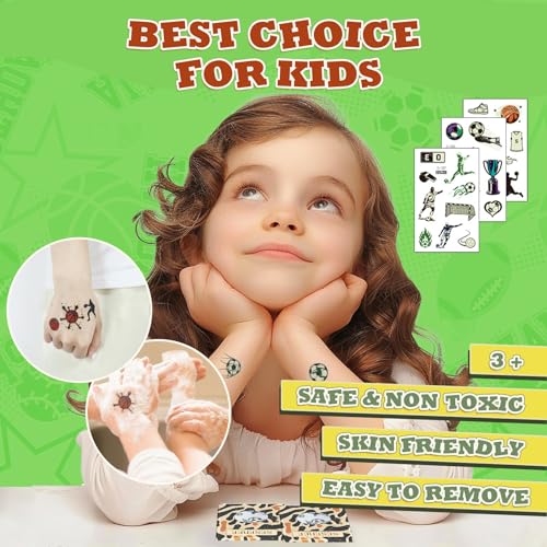 200PCS Glow in the Dark Temporary Tattoos for Kids