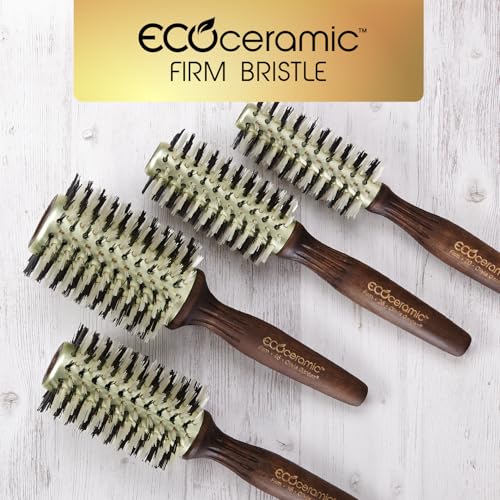 Olivia Garden Ecoceramic Firm Bristles Round Thermal Hair Brush (not electrical)