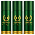 Denver Hamilton Deodorant Body Spray for Men, 5oz (Pack of 3)