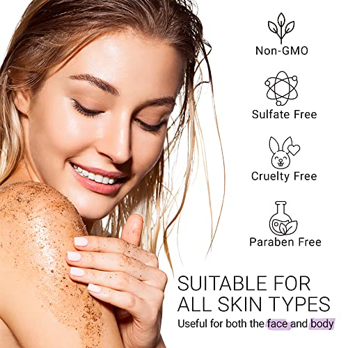 KP Bump Eraser Body Scrub: Exfoliating Keratosis Pilaris, Strawberry Skin Treatment - Smooths Rough, Bumpy, Dry Skin on Arms, Legs, Buttocks - KP Scrub Wash Helps Reduce Ingrown Hair Bumps