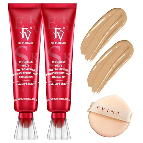 FV Waterproof Foundation 2 Pack, Matte Liquid Makeup
