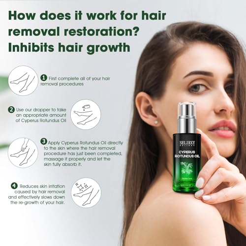 Cyperus Rotundus Oil Hair Removal - Natural After-Shave Oil