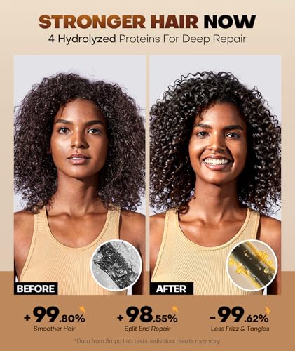 Srripo Collagen Hair Mask 16.9 oz with Keratin, Moroccan & Avocado Oils – Deep Conditioning for Dry & Damaged Hair
