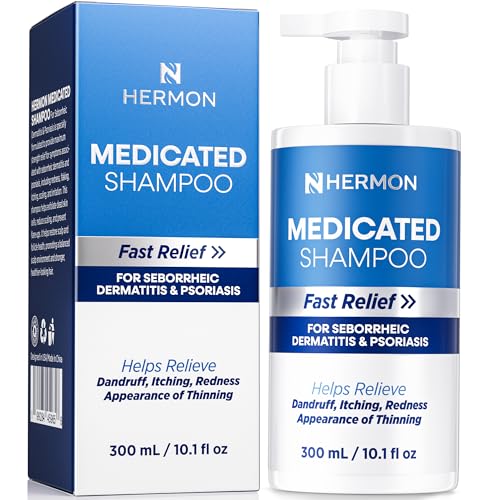 Medicated Shampoo for Seborrheic Dermatitis & Psoriasis - 300ml
