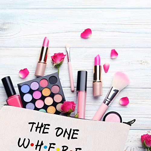 BDPWSS Bridesmaid Gift from Bride Bridesmaid Makeup Bag For Friend Sister Wedding Party Cosmetic Bag Bridal Shower Gift Bridesmaid Proposal Gift Bachelorette Party Favors (the bridesmaid CB)