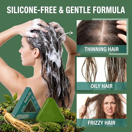 Usman Grass Shampoo Bar for Hair Growth & Thickening 120g