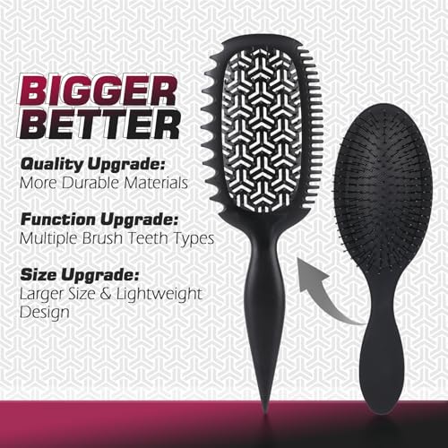 Candy Brush Curl Defining Vented Hair Brush for All Hair Types
