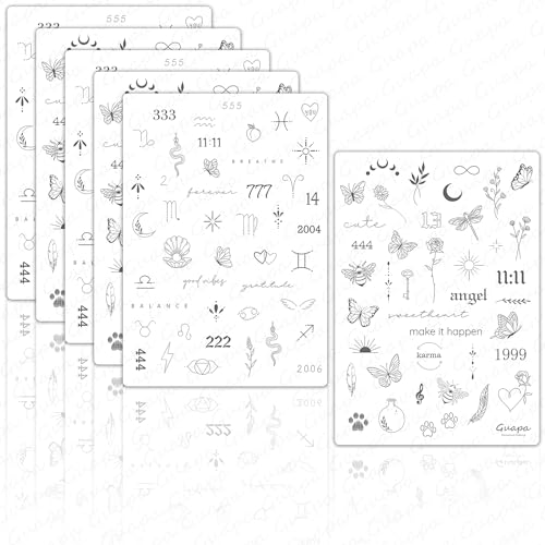 3pcs Pink Tiny Tattoos Practice Skin Silicone Tattoo Skin Tiny Tattoo Stencil Over 80 Pattens Fine Line Practice Sheet