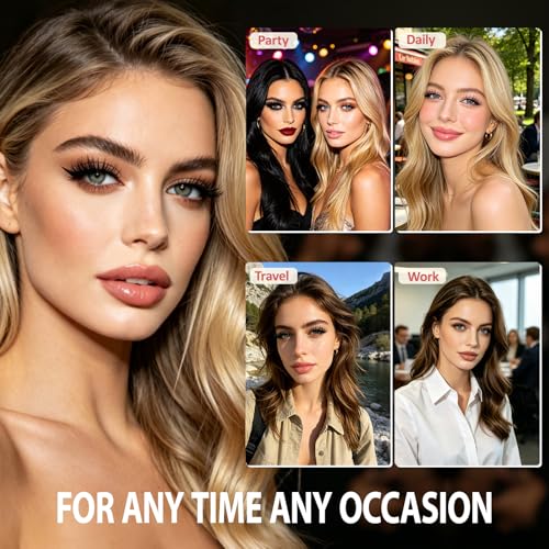 LAVONE 280PCS Lash Clusters - 40D & 50D Waterproof DIY Extensions