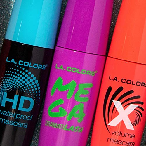 L.A. COLORS HD Waterproof Mascara Very Black - Pack of 2
