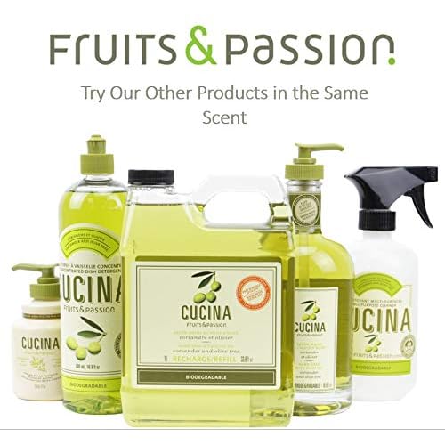 Fruits & Passion Coriander and Olive Tree Hand Soap 200ml and Nourishing Hand Butter 60ml