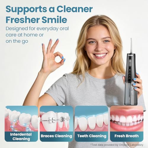 Onlyone Rechargeable Water Flosser with Adjustable Pressure