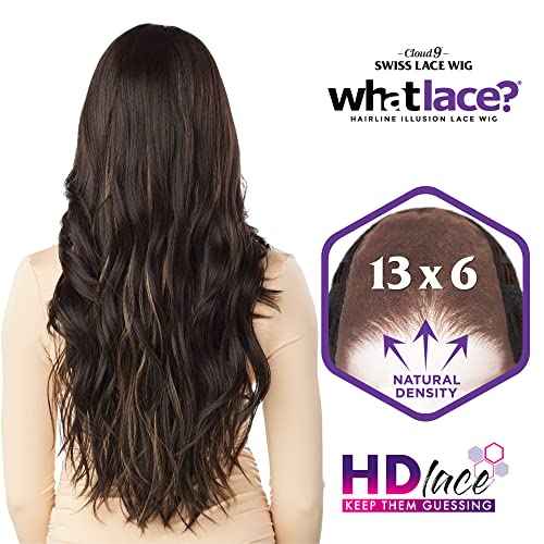 Sensationnel What Lace 13X6 Wigs - Braelyn Lacefrontal Hand Tied Glueless Synthetic With Natural Density Preplucked Hairline (BALAYAGEHAZELNUT)