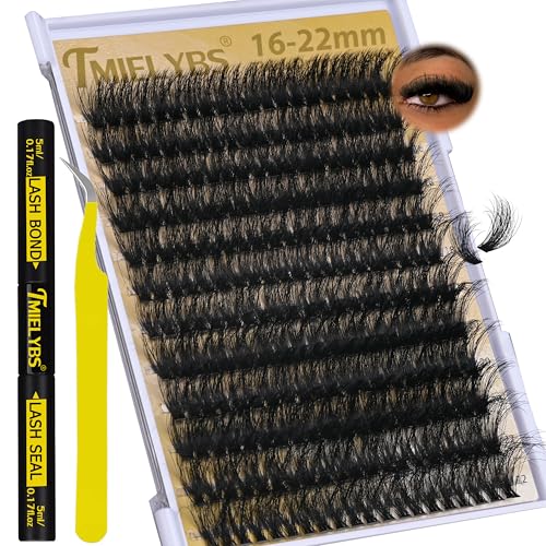 Lash Clusters Kit 16-22mm Eyelash Extensions 240pcs Wispy