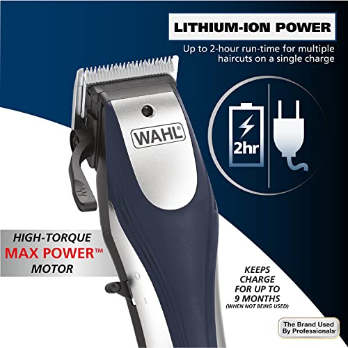 Wahl Lithium Ion Pro Rechargeable Cordless Hair Clippers