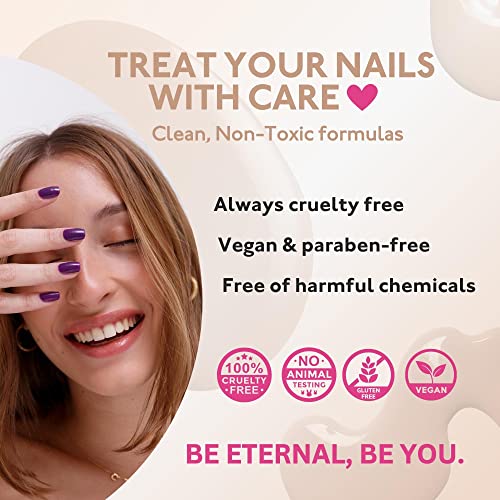 Eternal Pastel Nail Polish Set for Women - Long Lasting & Quick Dry, 13.5mL x 5 Colors