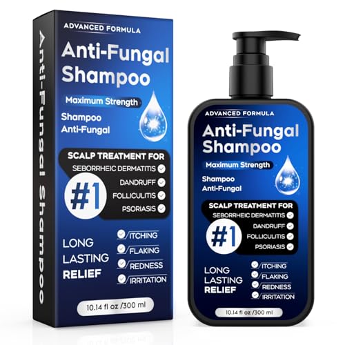 Antifungal Shampoo for Seborrheic Dermatitis & Dandruff