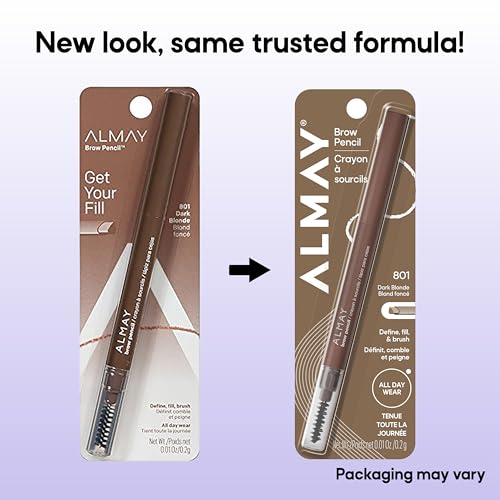Almay Brow Pencil Dark Blonde #801 - Triple Tool
