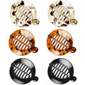 Willbond 6 Pcs Small Banana Clips For Thin Hair - Classic
