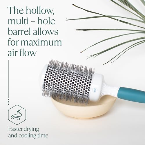 Osensia 2 Inch Ceramic Ion Round Hair Brush for Blow Drying, Volume & Sleek Styling