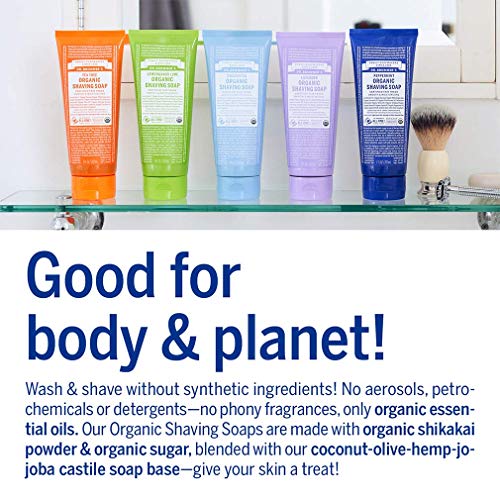 Dr Bronners, Shave Gel Lemongrasss Lime Organic, 7 Fl Oz
