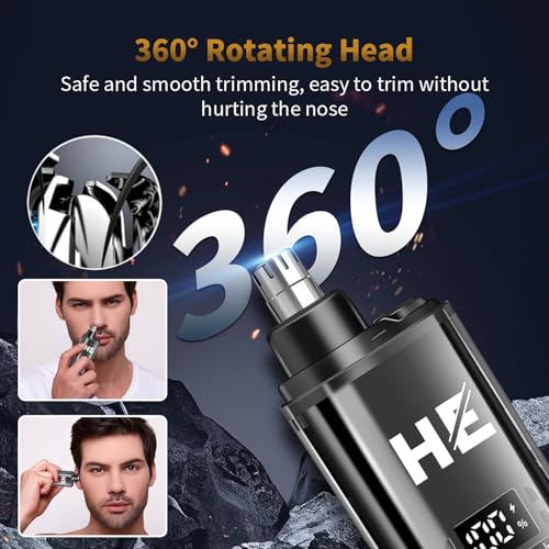 Professional Cordless Hair Clipper Kit with Beard Trimmer & 8 Guide Combs