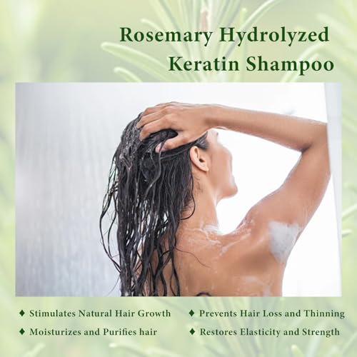 Rosemary & Biotin Shampoo for Hair Growth & Thinning