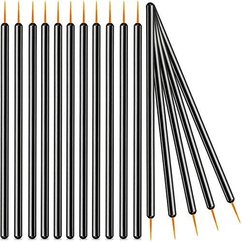 KINGMAS 100 Pack Disposable Eyeliner Brushes - Ultra-Fine Tips