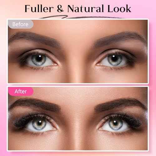 Eyelash and Eyebrow Color Kit 2-in-1, Safe Easy Use & Salon at Home, Wild & Natural Effect for Eyebrows Lashes, Professional Instant Lash Brow Coloring Set 7ml (Black)