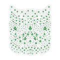 St. Patrick's Day Glitter Face Tattoos - 6 Sheet Shamrock Stickers
