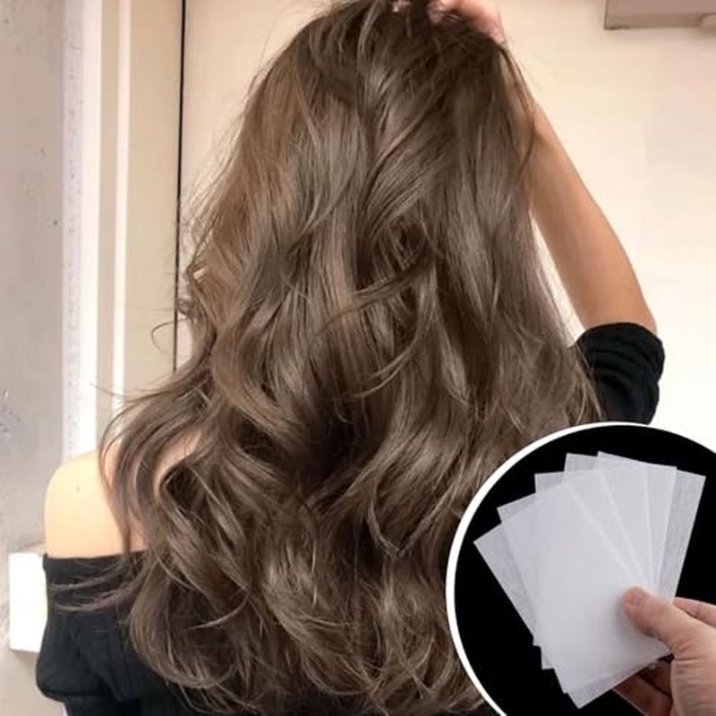 100pcs Hair Perm End Papers, Disposable Breathable Perming Paper