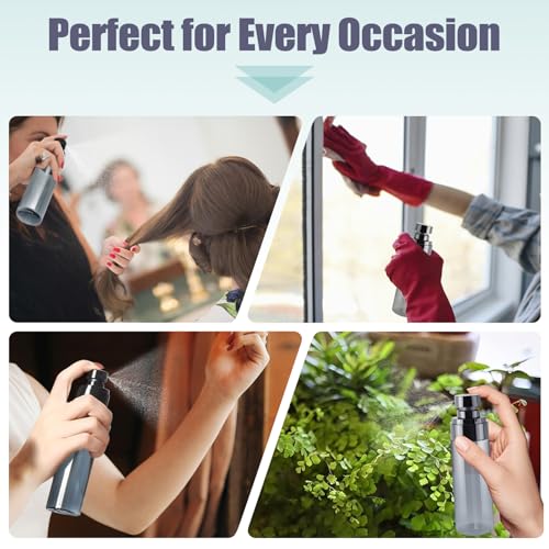 3-Pack 80ml TSA Travel Spray Bottles | Refillable Atomizer Set
