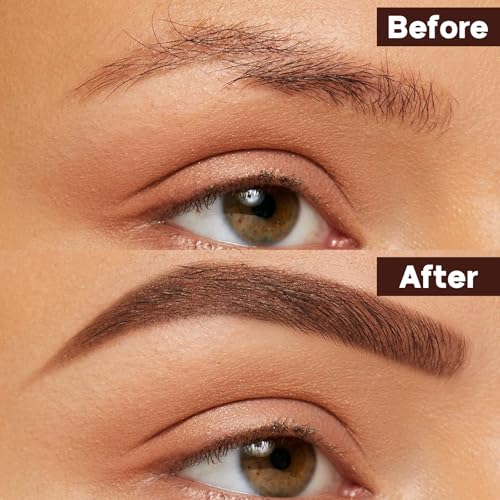 Peel Off Eyebrow Tint Gel with Stencil, Waterproof & Sweatproof