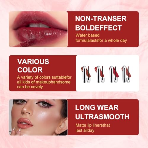 Long-lasting, smudge-proof liquid lip gloss,Highly pigmented, vibrant color, instant shine,Moisturizing and plumping,Waterproof and transfer-proof,Perfect Makeup Gift for Women,605#