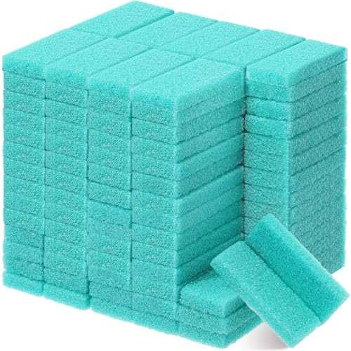 Pumice Stone Bulk 300 Pack - Foot Scrubber Callus Remover for Feet (Cyan)