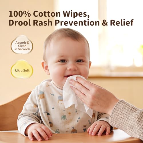 Winner 100% Cotton Baby Wipes, 600 Count, Hypoallergenic Dry