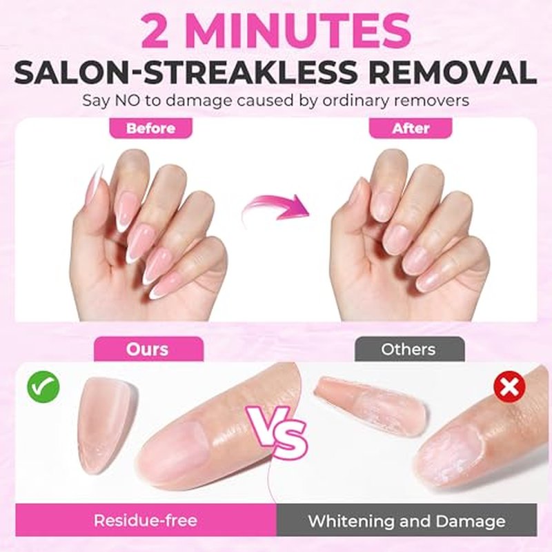 Luckyfairy Acetone-Free Nail Glue Remover - 15ml Precision Formula