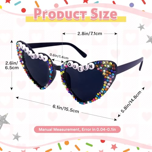 Birthday Queen Sunglasses & Crown Tiara Set – Party Accessories