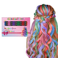 Hair Chalk Comb for Girls - Washable Temporary Hair Color