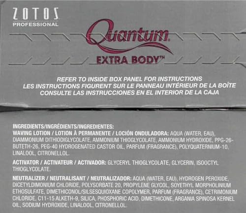 Zotos Quantum Extra Body Acid Permanent Unisex Treatment 1 Application