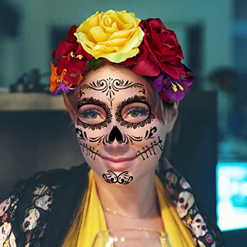Rose Flower Headband Crown for Halloween & Day of Dead
